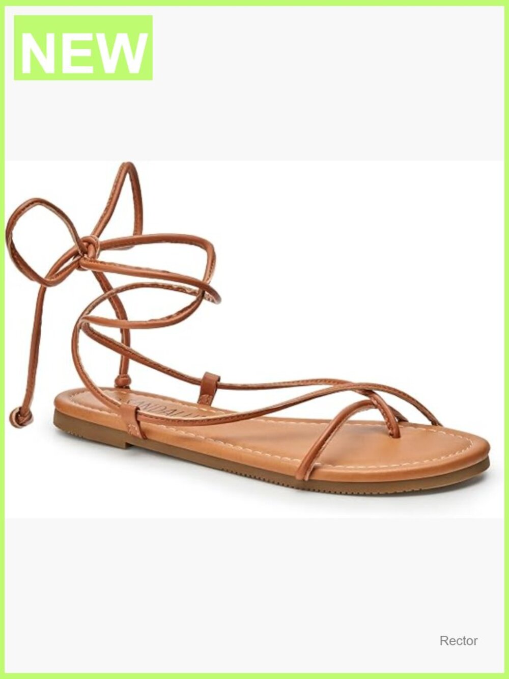 Women's Strappy Lace Up Flat Sandals Open Toe Ankle Wrap Summer Shoes